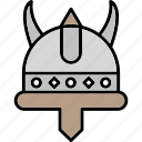 viking, helmet, armor, barbarian, battle, medieval