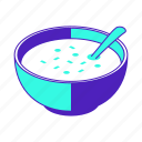 soup, bowl, meal, spoon, food