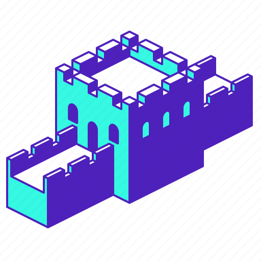 Great, wall, china, landmark, castle icon - Download on Iconfinder