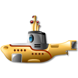 Submarine, yellow icon - Free download on Iconfinder