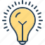 bulb light, idea, solution, lighting, electric, invention, fluorescent 