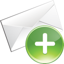 email, envelope, plus