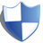 protection, shield, blue 