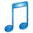 blue, itunes, music, sound 