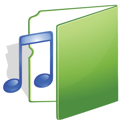 Folder, green, music icon - Free download on Iconfinder