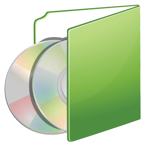 Cds, folder, green icon - Free download on Iconfinder
