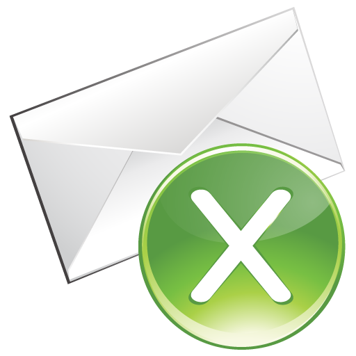 Email, green, remove icon - Free download on Iconfinder
