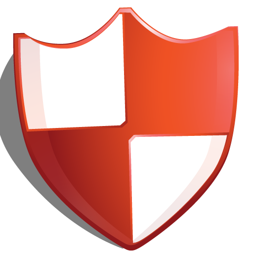 Protection, red, shield icon - Free download on Iconfinder