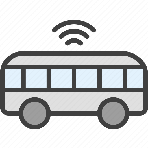 Public, transport, bus, iiot, smart city icon - Download on Iconfinder