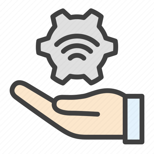 Gear, wireless, custom settings, wifi, settings, custom, personalization icon - Download on Iconfinder