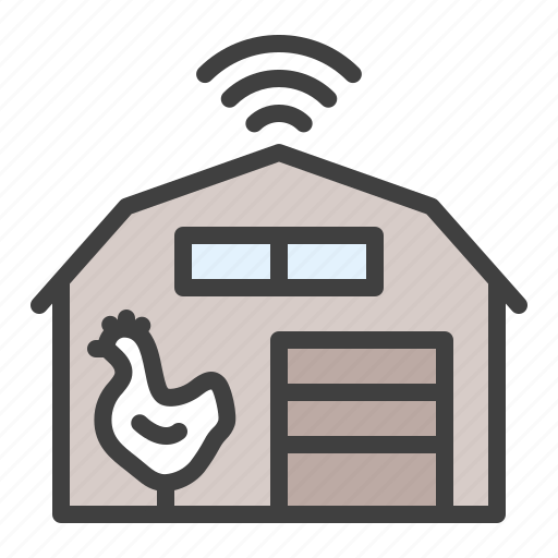 Factory, poultry, smart, farm, animal husbandry icon - Download on Iconfinder