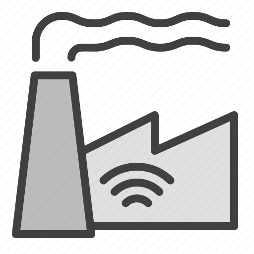 Factory, building, manufactory, industrial internet of things, industry icon - Download on Iconfinder