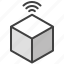 cube, position, box, iot, internet of things, object 3d 