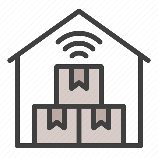 Warehouse, tracking, storehouse, iiot, logistic icon - Download on Iconfinder