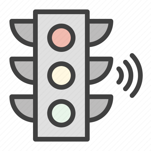 Road lamps, traffic lights, semaphore, lights, traffic, smart city icon - Download on Iconfinder