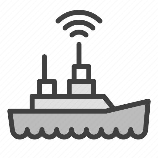 Military, warship, destroyer, battle cruiser, ship icon - Download on Iconfinder