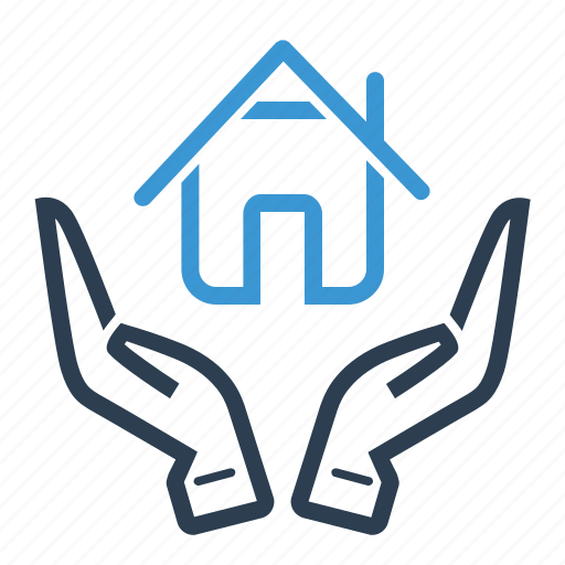 Hands, home insurance, safe icon - Download on Iconfinder