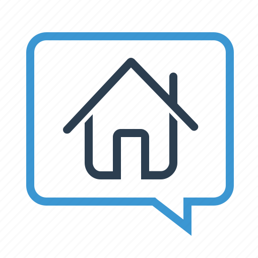 Apartment, building, message bubble icon - Download on Iconfinder