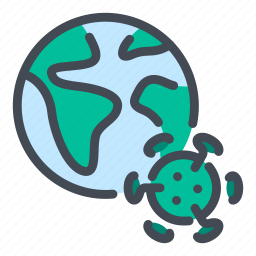 Virus, spread, world, globe, worldwide icon - Download on Iconfinder