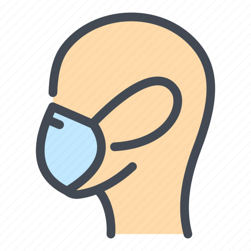 Head, mask, face, virus, protection icon - Download on Iconfinder
