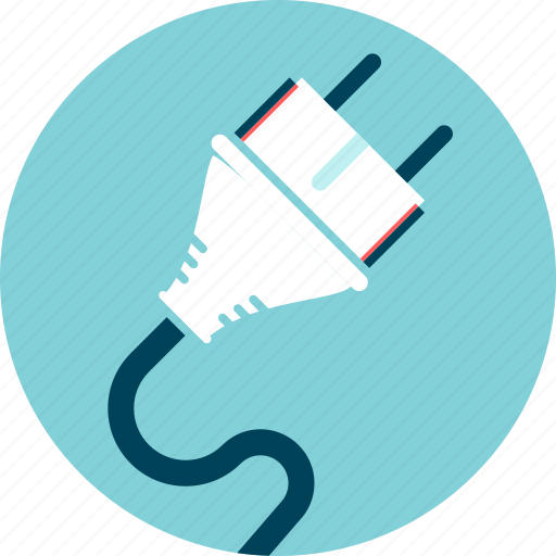 Cable, connection, electricity, plug, plug-in icon - Download on Iconfinder