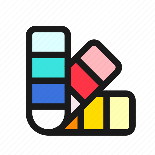 Palette, swatches, library, paint, pantone, fill icon - Download on Iconfinder