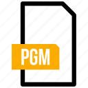 document, extension, file, file type, format, pgm