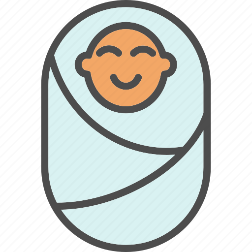 Baby, care, child, infant, kid, newborn, swaddle icon - Download on Iconfinder