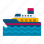 boat, ferry, sea, ocean 