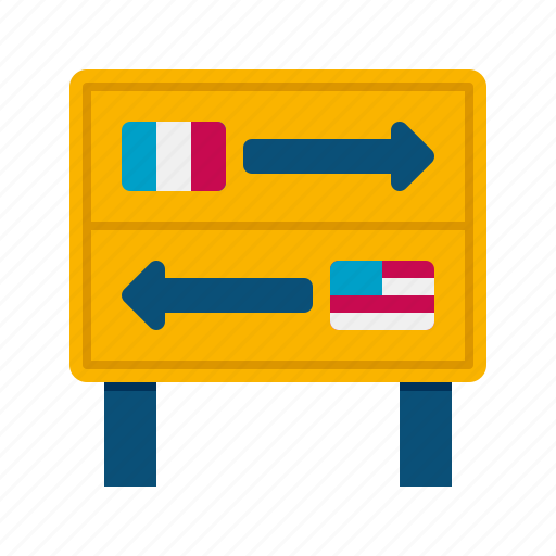 Border, crossing, sign, signboard icon - Download on Iconfinder