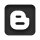 blogger, logo, square