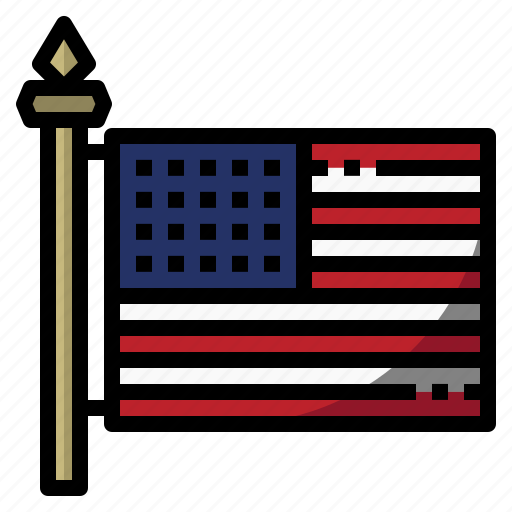 Flag, country, usa, nation, united, states icon - Download on Iconfinder