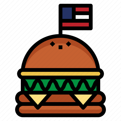 Hamburger, burger, food, junk, fast icon - Download on Iconfinder