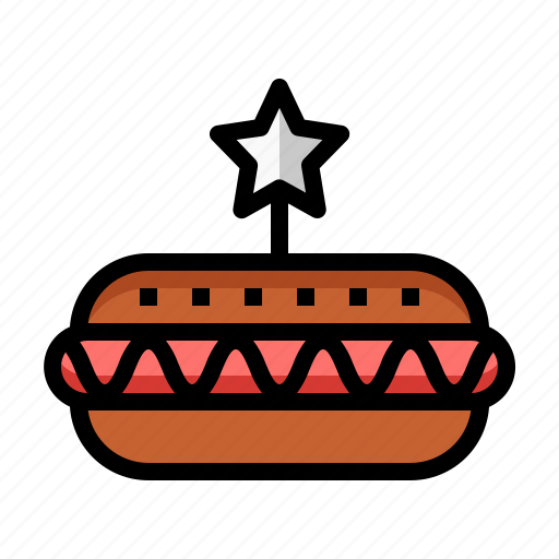 Hot, dog, sausage, junk, food, sandwich, fast icon - Download on Iconfinder