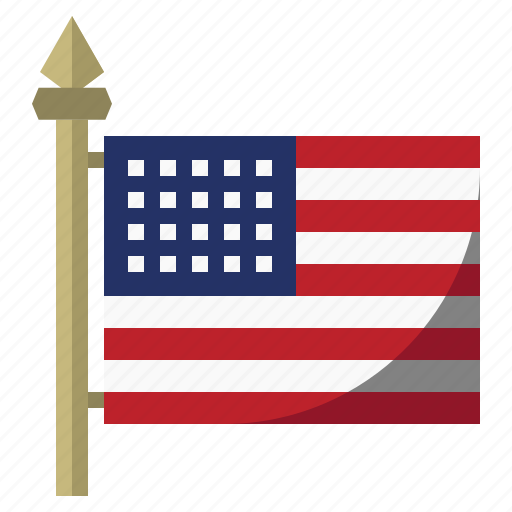 Flag, country, usa, nation, united, states icon - Download on Iconfinder