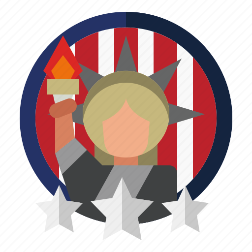 Statue, of, liberty, usa, america, new, york icon - Download on Iconfinder