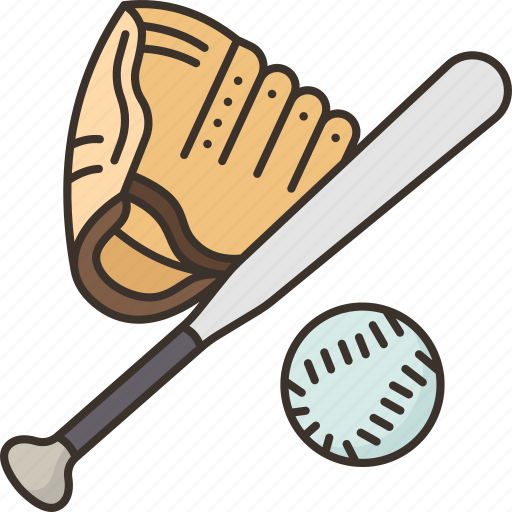 Baseball, ball, bat, sport, game icon - Download on Iconfinder