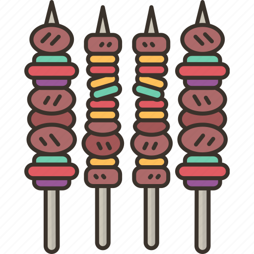 Brochette, barbecue, grill, food, cuisine icon - Download on Iconfinder
