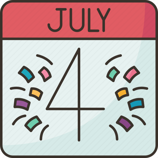 Fourth, july, calendar, holiday, celebration icon - Download on Iconfinder