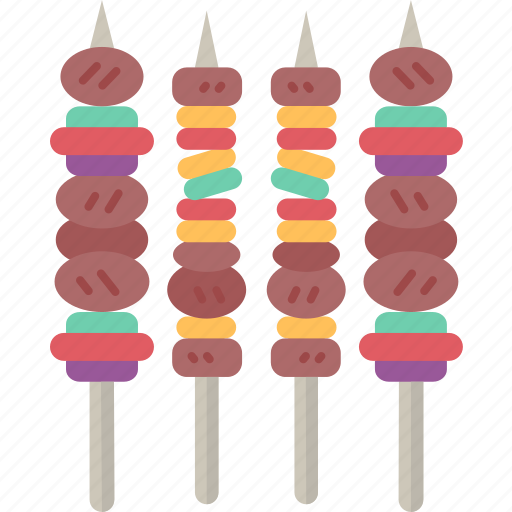 Brochette, barbecue, grill, food, cuisine icon - Download on Iconfinder