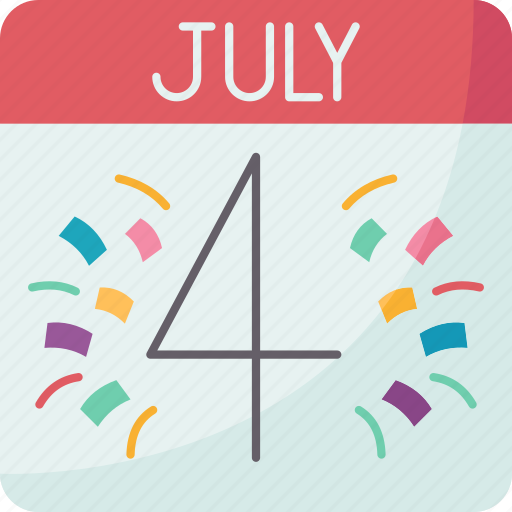 Fourth, july, calendar, holiday, celebration icon - Download on Iconfinder