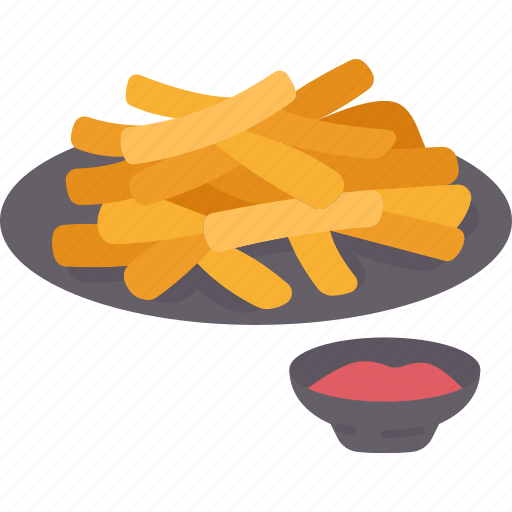 Fries, snack, appetizer, food, tasty icon - Download on Iconfinder