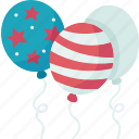balloons, decoration, party, anniversary, celebration