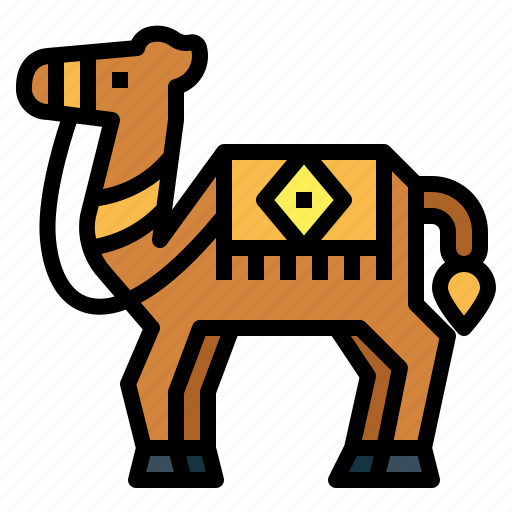 Camel, wildlife, mammal, desert, animal icon - Download on Iconfinder
