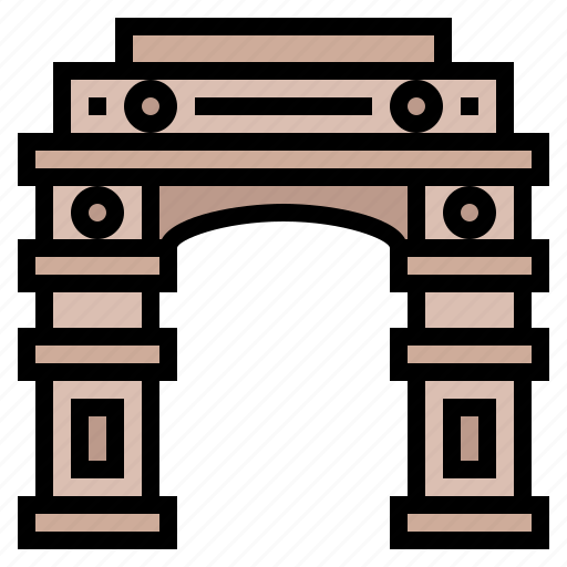 India, landmark, gate, of, architecture, mumbai icon - Download on Iconfinder