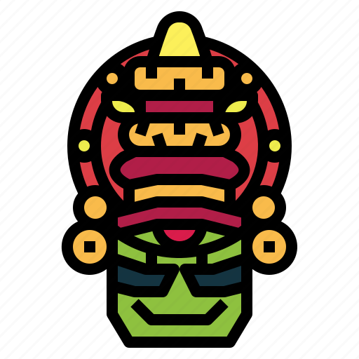 Kathakali, cultures, dance, theatre, india icon - Download on Iconfinder