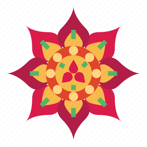 Mandala, indian, cultures, traditional icon - Download on Iconfinder