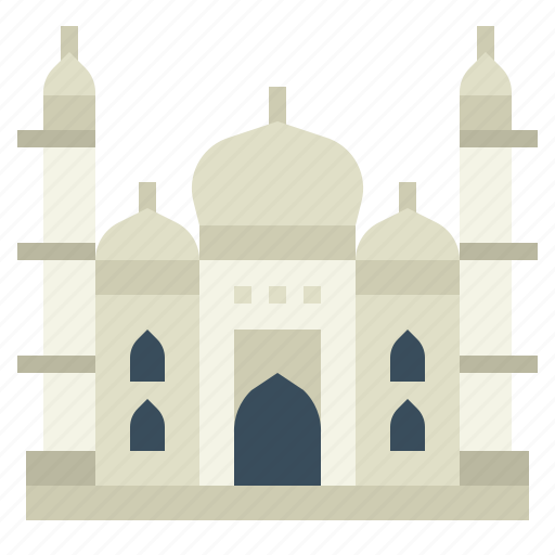Taj, mahal, building, monuments, india, architectonic icon - Download on Iconfinder