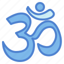om, religion, signs, buddhism, india