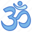 om, religion, signs, buddhism, india 